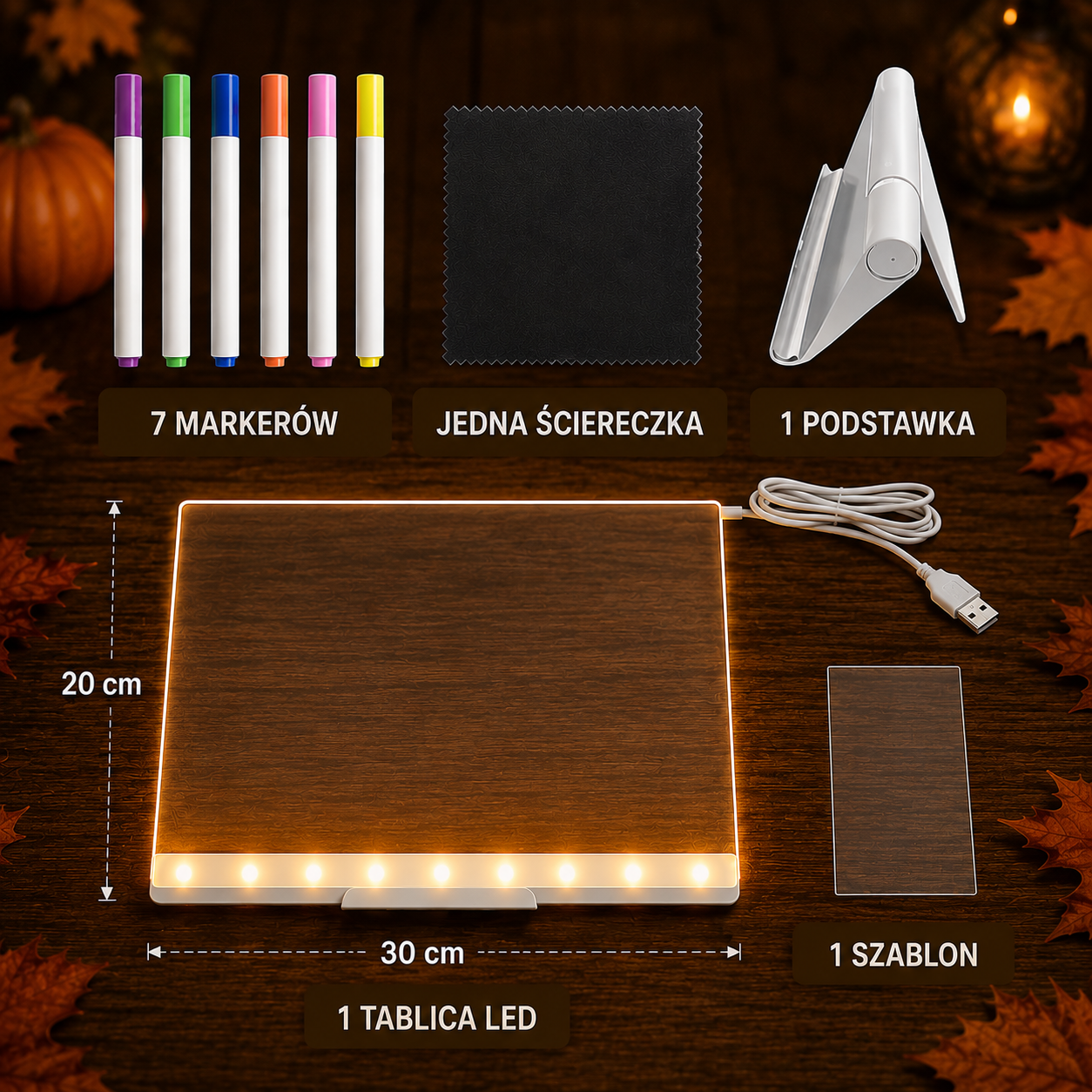 Magiczna Tablica LED do Rysowania